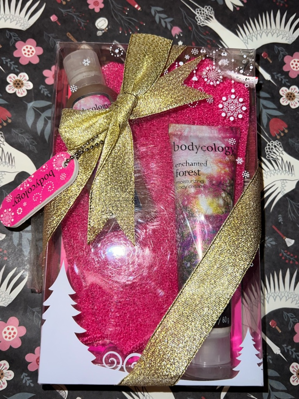 Bodycology Enchanted Forest Pink Bath & Body Gift Set